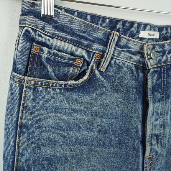 GRLFRND Karolina Ride It Tapered Leg High Rise Button Fly‎ Jeans Size 28 - Picture 5 of 12
